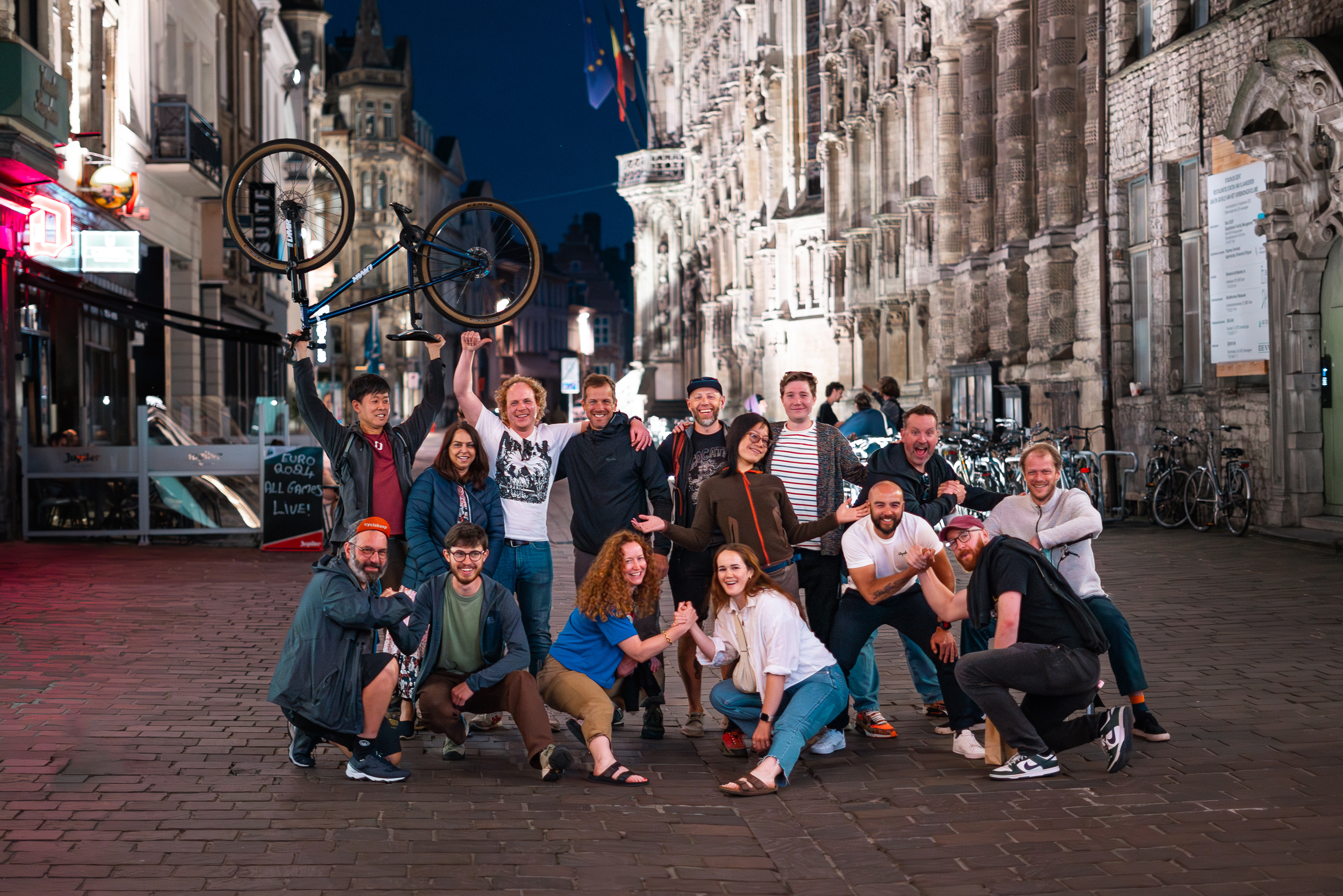 the cyclehoop team in ghent